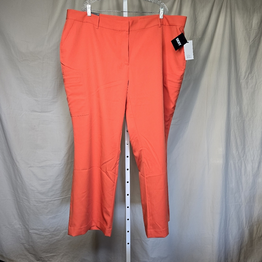 Donna Karen New York Womens Pants Orange Size  22W Sits on Natural Waist